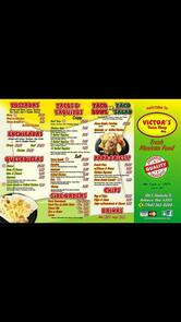 victors taco shop, 1438 N Keowee St in Dayton - Restaurant menu and reviews